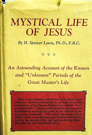 Seller image for The Mystical Life of Jesus. Rosicrucian Library Volume III for sale by Mad Hatter Bookstore