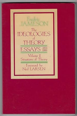 Bild des Verkufers fr The Ideologies of Theory - Essays 1971-1986 Volume One - Situations of Theory zum Verkauf von Walden Books