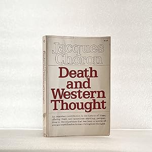 Seller image for Death and Western Thought Choron, Jacques for sale by boredom books