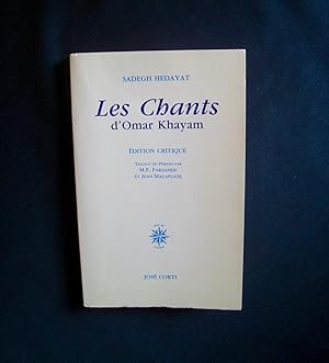 Imagen del vendedor de Les chants d'Omar Khayam - dition critique - a la venta por Le Livre  Venir