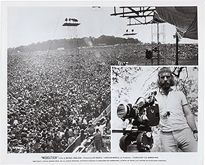 Bild des Verkufers fr Woodstock (Original photograph from the the 1970 film, with inset of director Michael Wadleigh) zum Verkauf von Royal Books, Inc., ABAA