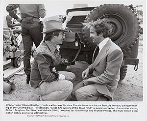 Close Encounters of the Third Kind (Original photograph of Steven Spielberg and François Truffaut...