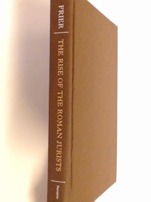 Imagen del vendedor de The rise of the Roman jurists. Studies in Cicero's 'pro Caecina'. a la venta por Wissenschaftliches Antiquariat Zorn