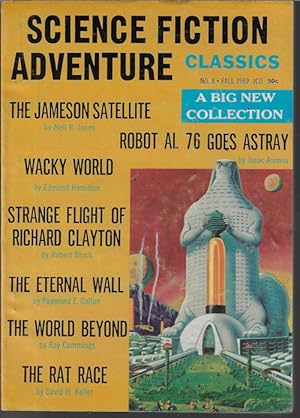 Bild des Verkufers fr SCIENCE FICTION ADVENTURE CLASSICS: No. 8, Fall 1969 zum Verkauf von Books from the Crypt