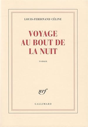 Image du vendeur pour voyage au bout de la nuit mis en vente par Chapitre.com : livres et presse ancienne