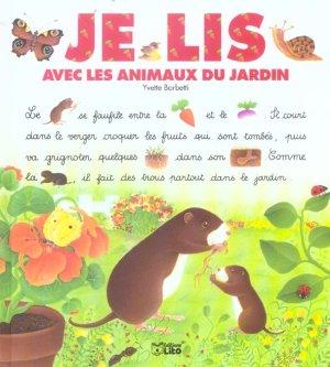 Je lis avec les animaux du jardin