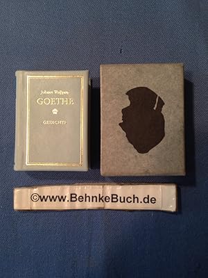 Bild des Verkufers fr Ausgewhlte Gedichte in zeitlicher Reihenfolge. Johann Wolfgang Goethe. [Zsgest. von Hans Baier] zum Verkauf von Antiquariat BehnkeBuch