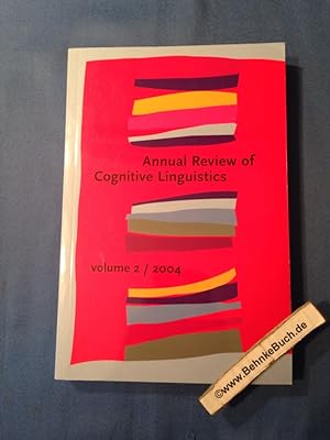 Immagine del venditore per Annual Review of Cognitive Linguistics, Volume 2. venduto da Antiquariat BehnkeBuch