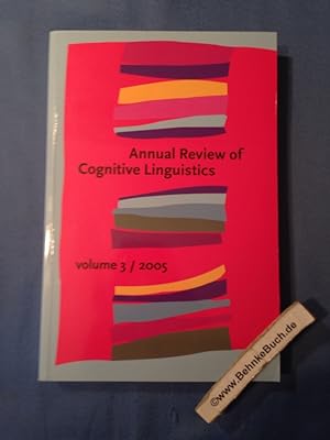 Immagine del venditore per Annual Review of Cognitive Linguistics, Volume 3. venduto da Antiquariat BehnkeBuch