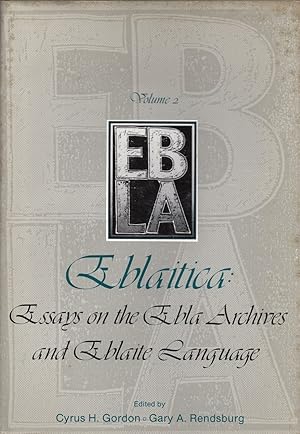 Seller image for Eblaitica: Essays on the Ebla Archives and Eblaite Language, Vol. II for sale by Cider Creek Books