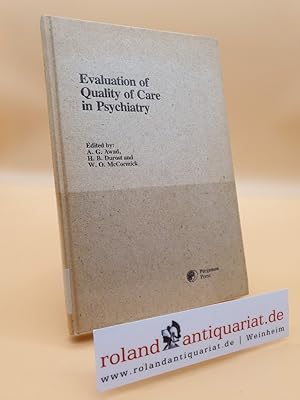 Bild des Verkufers fr Evaluation of Quality of Care in Psychiatry: Proceedings zum Verkauf von Roland Antiquariat UG haftungsbeschrnkt