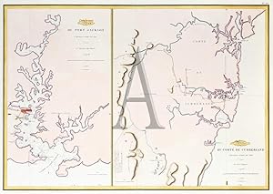 Seller image for Plan du Comte de Cumberland (Nouvelle-Galles du Sud) d'apres les Cartes Anglaises assujetti aux observations faites a bord des Corvettes Francaises en 1802. for sale by Antique Print & Map Room