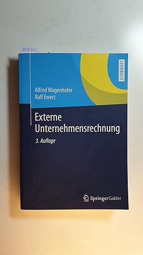 Image du vendeur pour Externe Unternehmensrechnung mis en vente par Gebrauchtbcherlogistik  H.J. Lauterbach