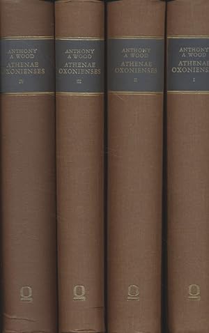 Athenae Oxonienses [4 Bd.e]. Anglistica and Americana.