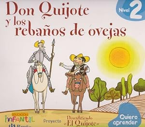 Imagen del vendedor de Don Quijote y los rebaos de ovejas. Nivel 2. Quiero aprender. a la venta por La Librera, Iberoamerikan. Buchhandlung