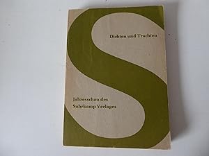 Seller image for Dichten und Trachten XVI - Herbst 1960. Jahresschau des Suhrkamp Verlages. Softcover for sale by Deichkieker Bcherkiste