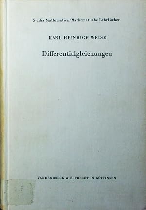 Bild des Verkufers fr Differentialgleichungen. zum Verkauf von Antiquariat Bookfarm