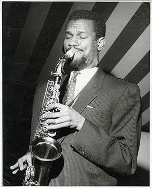 "Joe HARRIOTT" Photo originale argentique par Valerie WILMER 1960 (cachet au dos) provenant du CH...