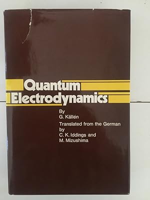 Immagine del venditore per Quantum Electrodynamics venduto da Libreria Anticuaria Camino de Santiago