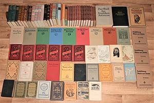 76 Antiquarische Bücher - ca. 1900-1950 - Romane, Erzählungen, Lyrik, Sachbücher - Buchpaket