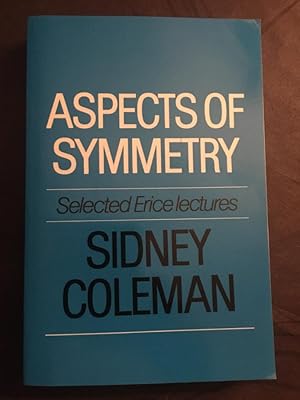 Immagine del venditore per Aspects of Symmetry: Selected Erice Lectures venduto da Libreria Anticuaria Camino de Santiago