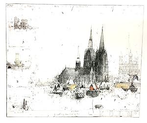 Bild des Verkufers fr Die atemberaubende Dom Metropole am Rhein Kln. zum Verkauf von Kunsthandlung Goyert