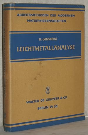 Leichtmetallanalyse. M. 19 Abb. im Text.