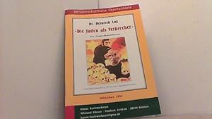 Bild des Verkufers fr Die Juden als Verbrecher ". Eine Gegen-Beweisfhrung. zum Verkauf von Antiquariat Uwe Berg