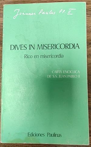 Imagen del vendedor de Dives in misericordia (Rico en misericordia) a la venta por La Leona LibreRa