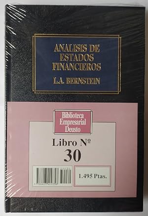 Imagen del vendedor de Anlisis de estados financieros a la venta por La Leona LibreRa