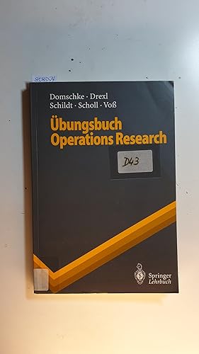 Bild des Verkufers fr bungsbuch Operations-Research zum Verkauf von Gebrauchtbcherlogistik  H.J. Lauterbach