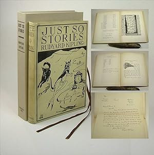 JUST SO STORIES FOR LITTLE CHILDREN. Inscribed