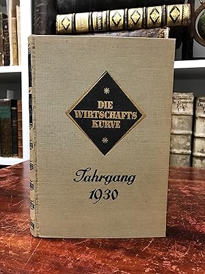 Die Wirtschaftskurve mit Indexzahlen der Frankfurter Zeitung, Jahrgang 1930.