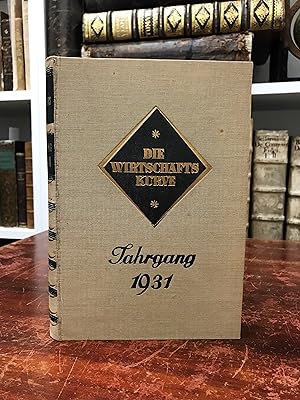Die Wirtschaftskurve mit Indexzahlen der Frankfurter Zeitung, Jahrgang 1931.