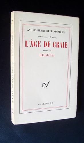 L'âge de craie - suivi de Herera - premier cahier de poésie -