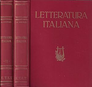 Bild des Verkufers fr Storia della letteratura italiana Vol. I, II zum Verkauf von Biblioteca di Babele