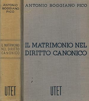 Image du vendeur pour Il matrimonio nel diritto canonico con riferimenti alla legislazione concordataria mis en vente par Biblioteca di Babele