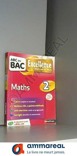 Seller image for ABC du BAC Excellence Maths 2de for sale by Ammareal