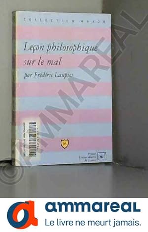 Image du vendeur pour Leon philosophique sur le mal mis en vente par Ammareal