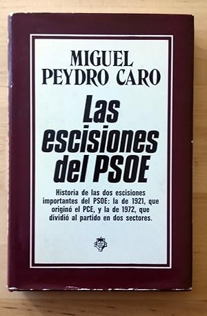 Imagen del vendedor de LAS ESCISIONES DEL PSOE Y LOS INTENTOS DE REUNIFICACIN a la venta por Itziar Arranz Libros & Dribaslibros