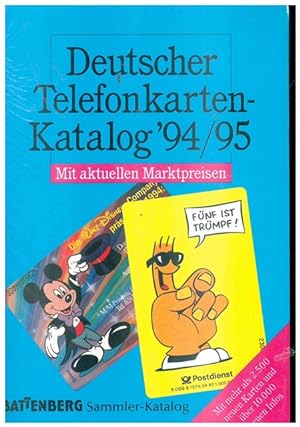 Deutscher Telefonkarten - Katalog `94/95. Mit aktuellen Marktpreisen.