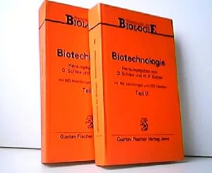 Bild des Verkufers fr Konvolut aus 2 Bnden! Biotechnologie Teil I und II . zum Verkauf von Antiquariat Kirchheim
