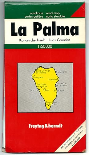 LA PALMA. Canary Islands. Road Map 1:50.000