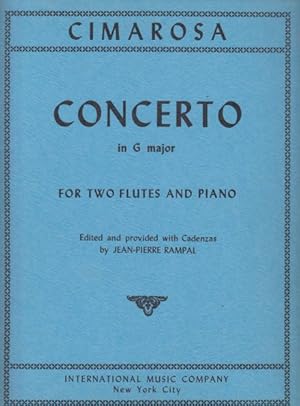 Concerto for Two Flutes in G major - Two Flutes and Piano