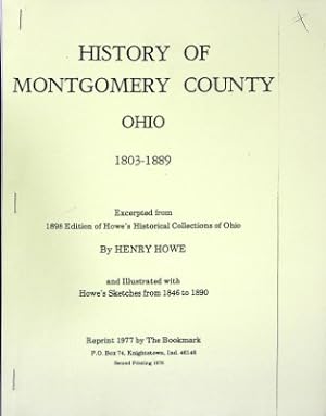 Bild des Verkufers fr History of Montgomery County, Ohio 1803-1889 zum Verkauf von Wonder Book