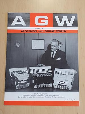 Accordion and Guitar World Octoberr 1967 - John Carvette, Sonola-Rivoli-Capri Accordions