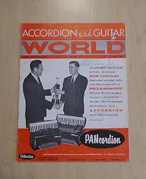 Accordion and Guitar World April 1963 - Aldred Vaccas, Don Lipovac, hans Schweiger