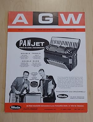 Accordion and Guitar World February 1965 - Lawrence Welk and Myron Floren with Panjet Accordions