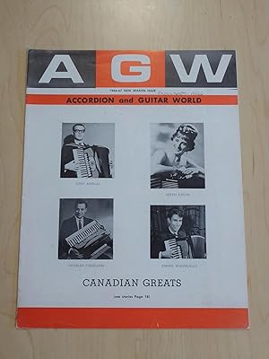 Accordion and Guitar World 1966-67 New Season Issue - Canadian Greats Tony Mergel, Edith Eaton, C...