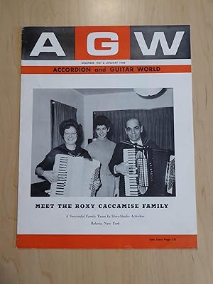Accordion World December 1967 and January 1968 - Roxy Caccamise Family